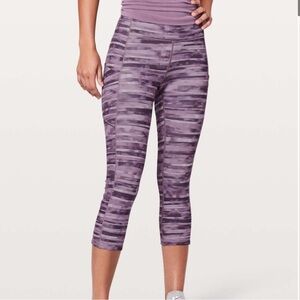 Lululemon Speed Up Crop 21” Legging Shadowed Smoked Mulberry Purple Size 4